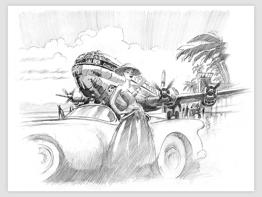 stratocruiser - dessin original