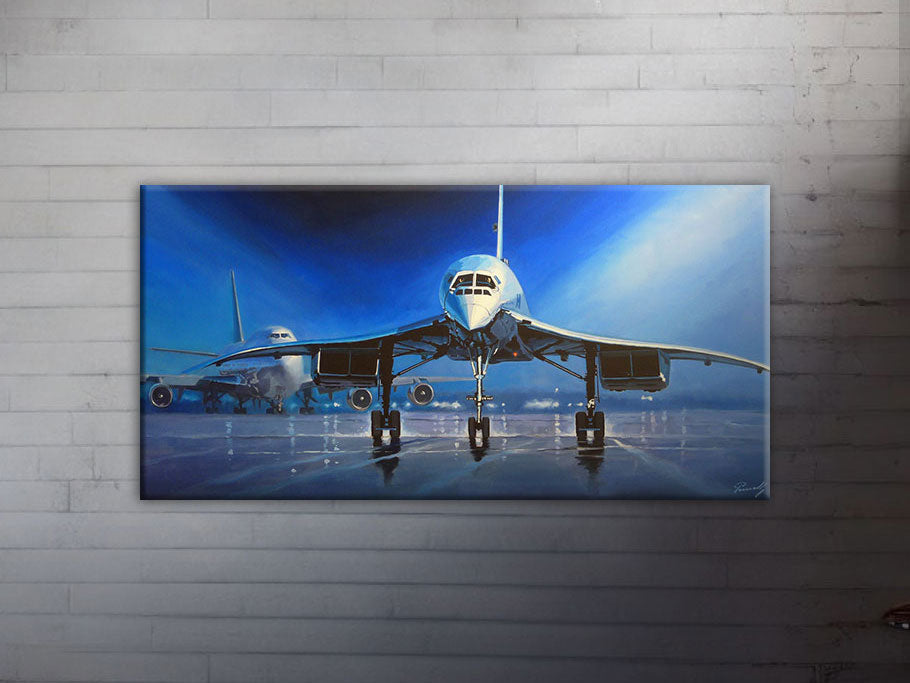 Concorde and 747 left