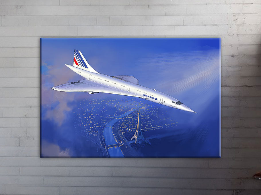 Concorde au-dessus de Paris