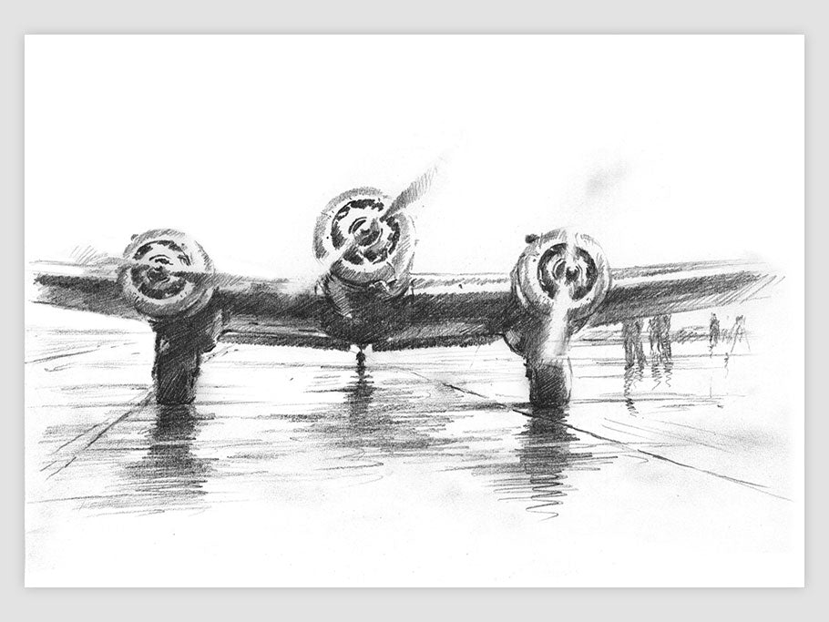 Postjager - dessin original