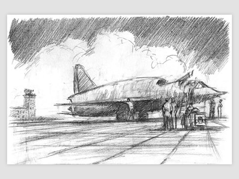 Grognard - dessin original