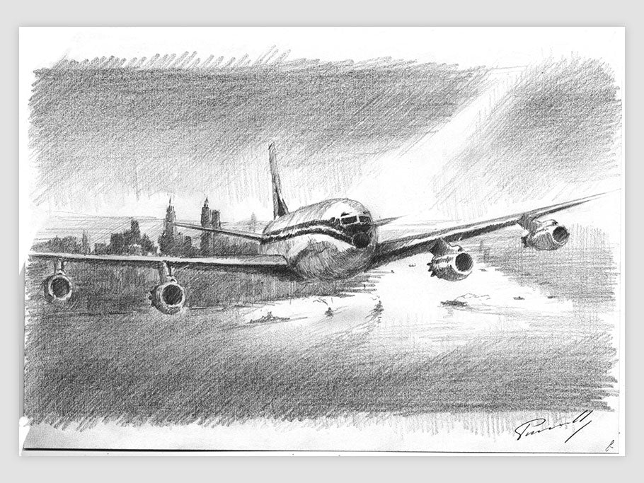 B-707 - dessin original