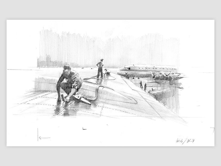 DC-6 - dessin original