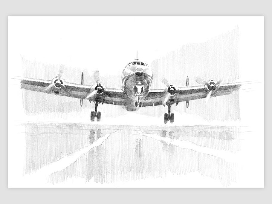 Super Constellation - dessin original
