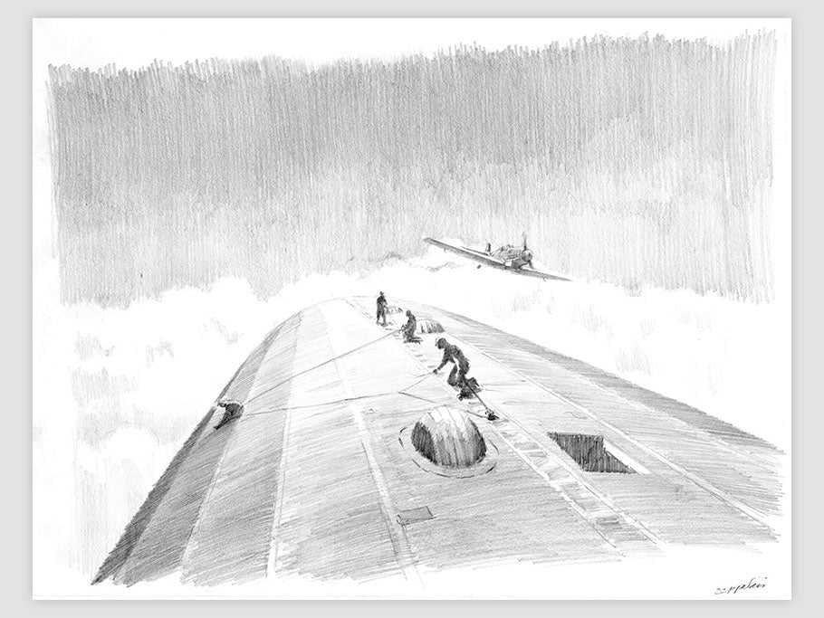 Zeppelin - dessin original