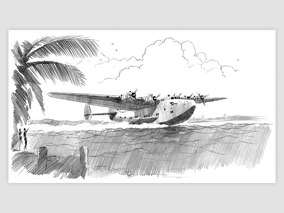 Boeing 314 palm trees