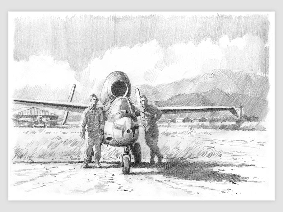 He 162 - dessin original