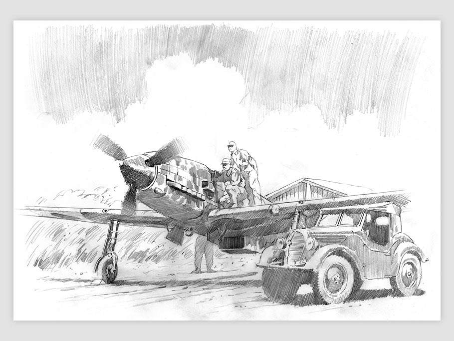 Ki-61 - dessin original