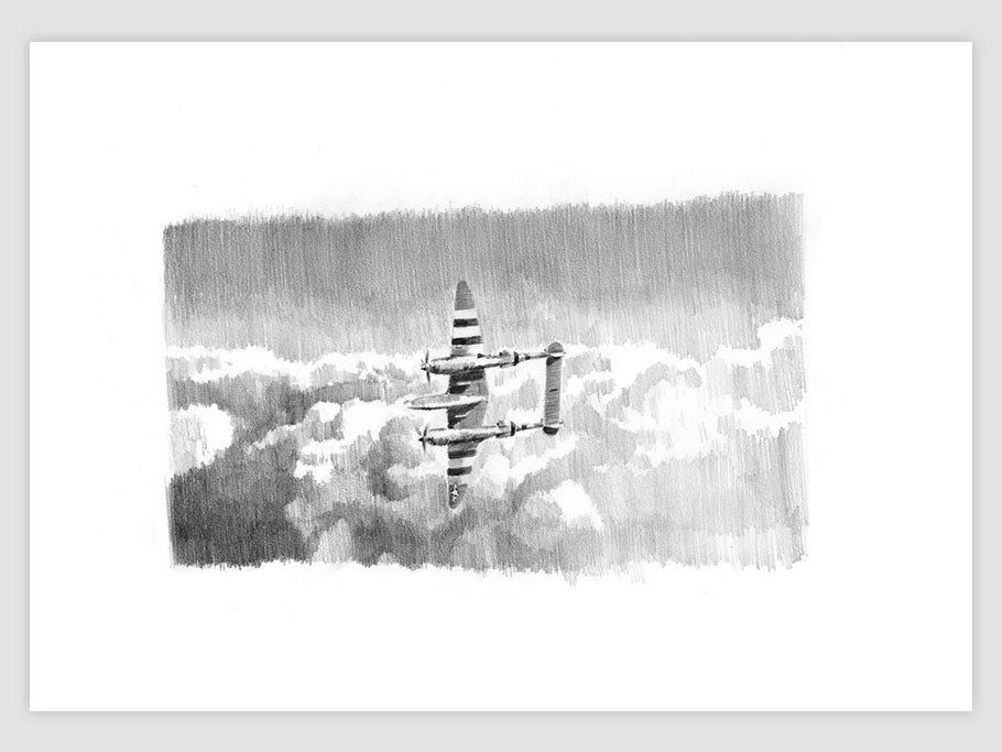 P-38 - dessin original