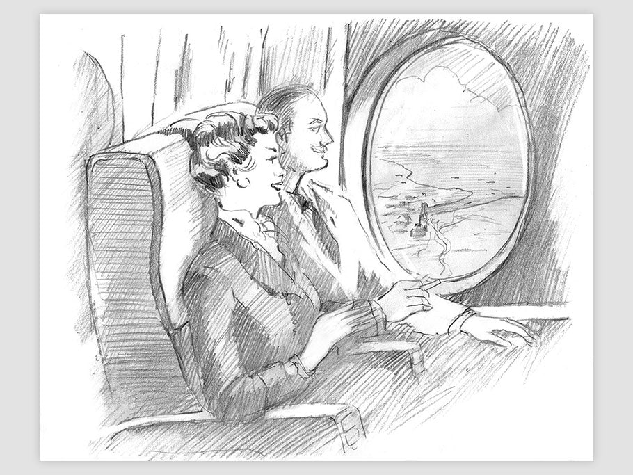 Viscount cabin
