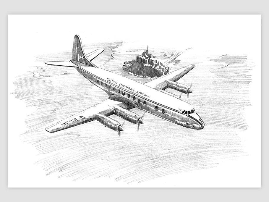 Viscount Mt St Michel - dessin original